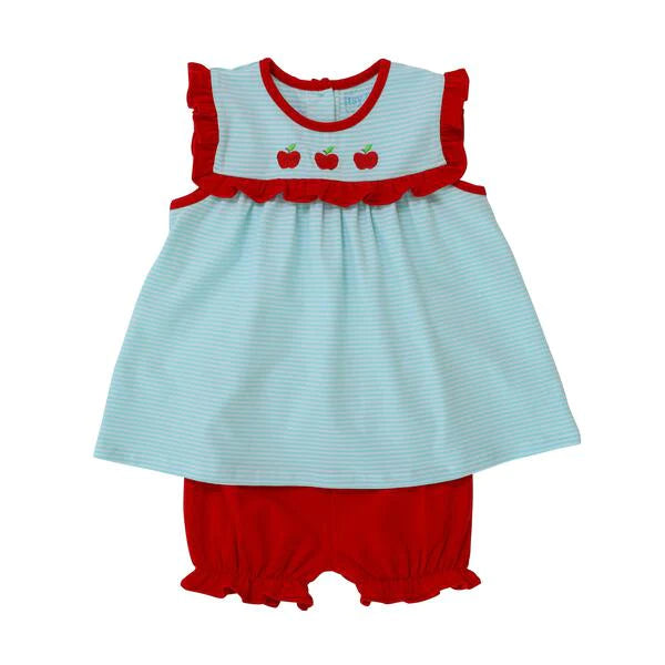 Apple Bloomer Set - Doodlebug's Children's Boutique
