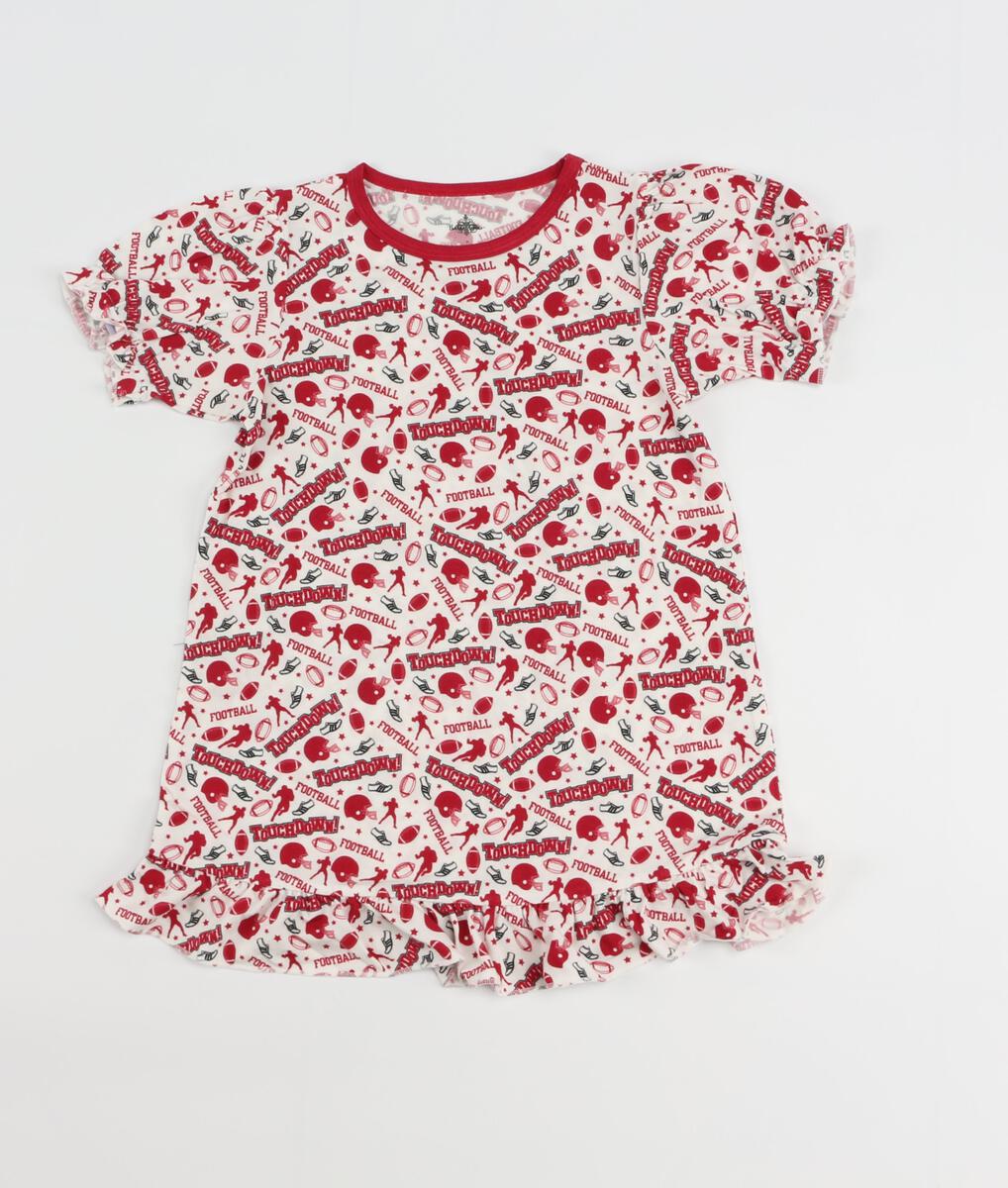 Touchdown Bamboo Nightgown - Doodlebug's Children's Boutique
