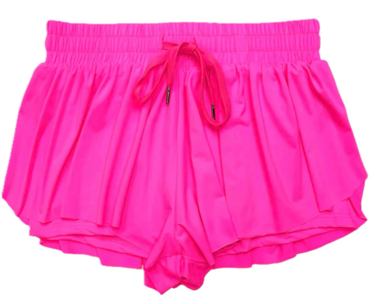 Child Fly Away Short in Hot Pink - Doodlebug's Children's Boutique