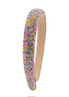 Thin Pastel Crystallized Headband - Doodlebug's Children's Boutique