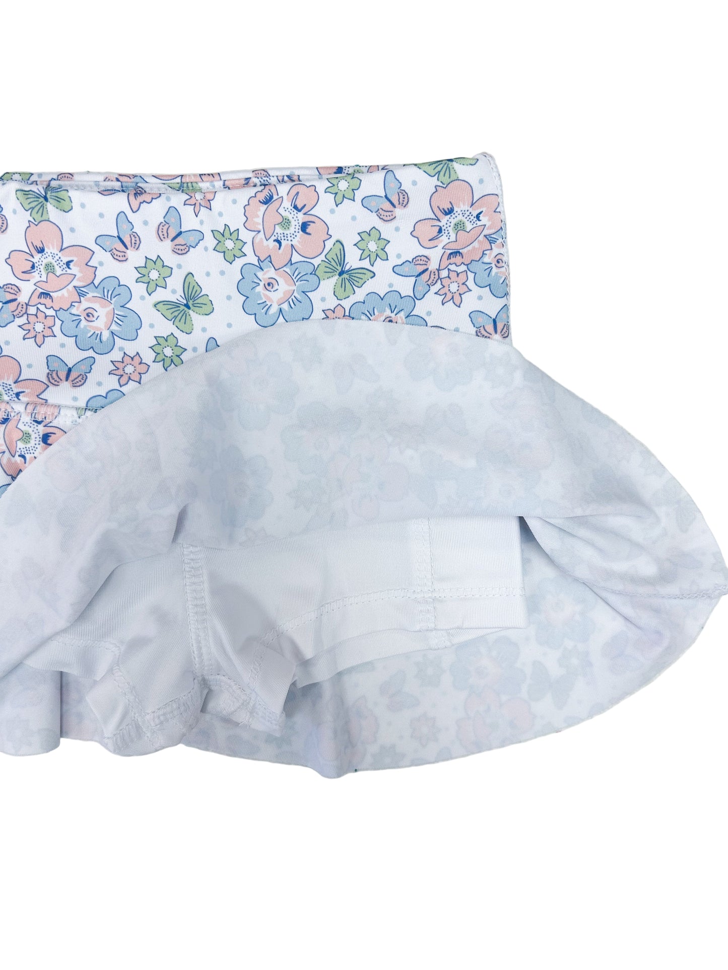 Butterfly Floral Skort - Doodlebug's Children's Boutique