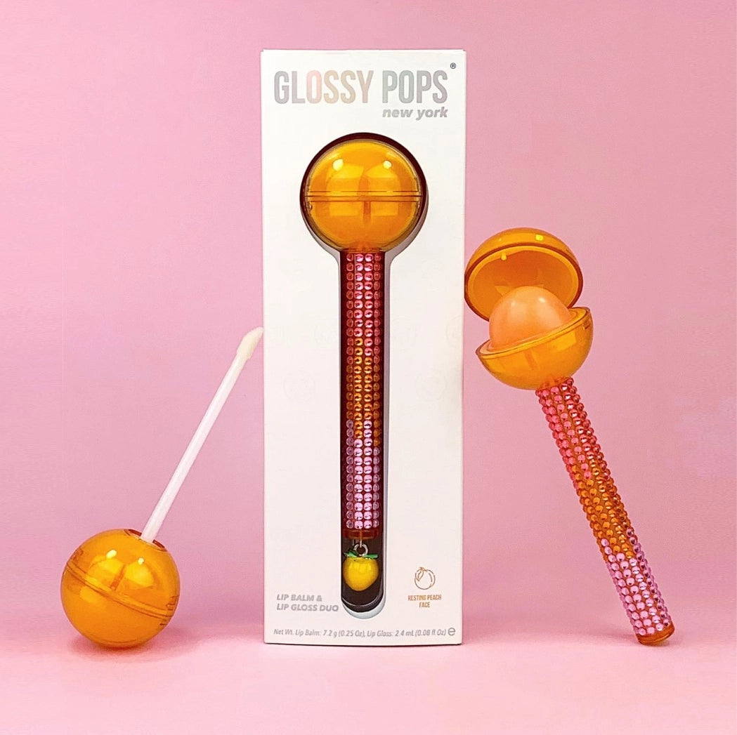 Resting Peach Face Glossy Pop - Doodlebug's Children's Boutique