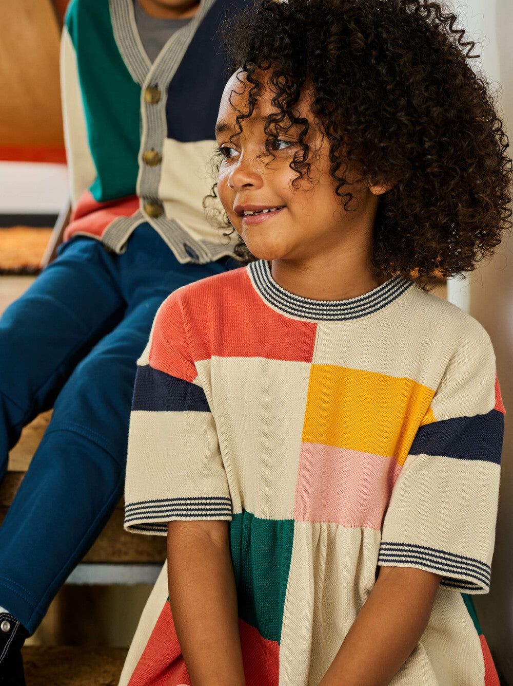 Colorblock Sweater Dress - Doodlebug's Children's Boutique