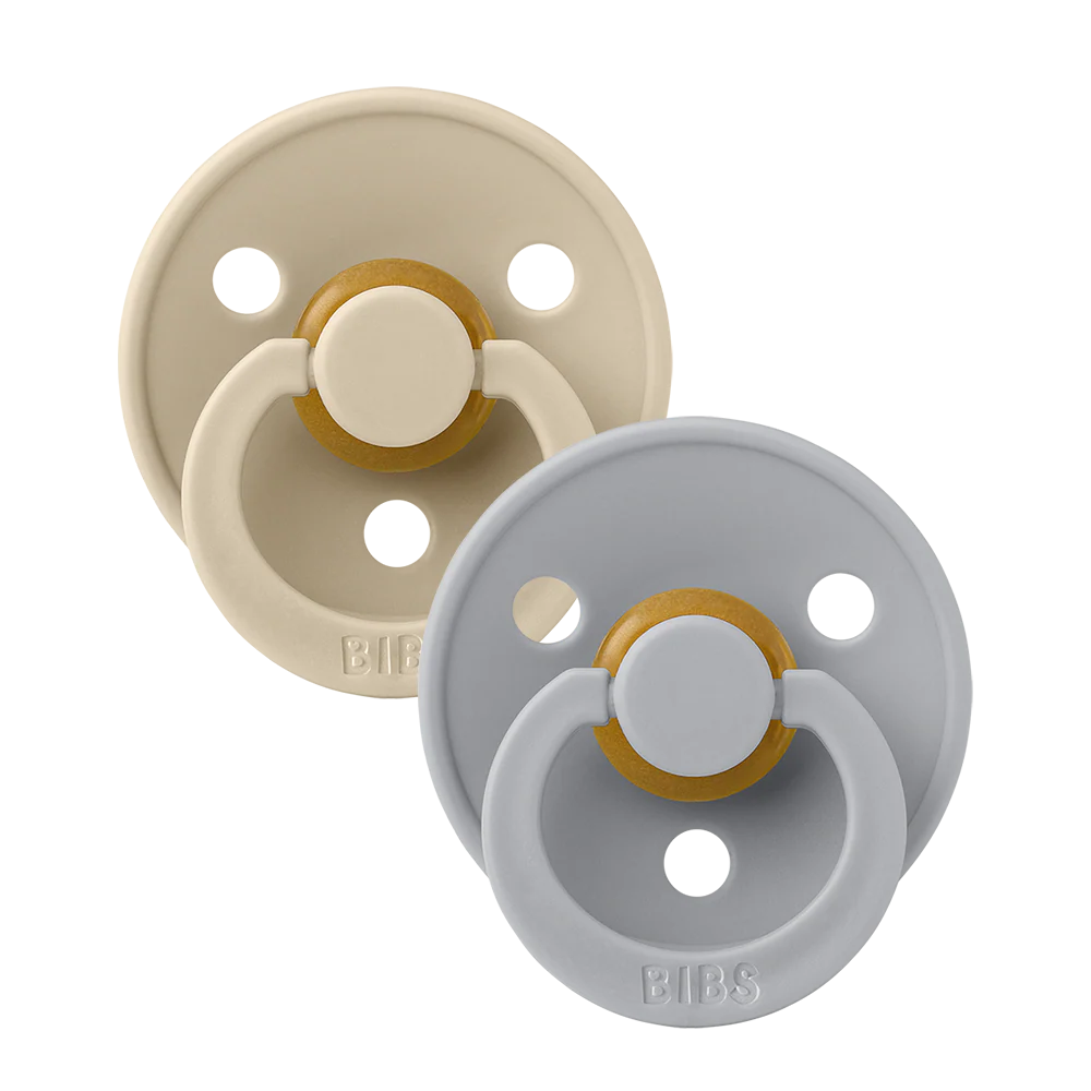 Colour Pacifier 2 Pack in Vanilla and Cloud