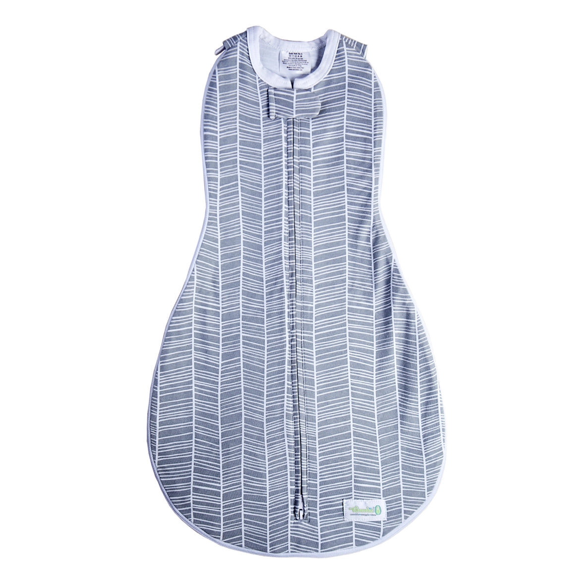 Grow With Me Stage 3 Woombie in Gray Herringbone - Doodlebug's Children's Boutique