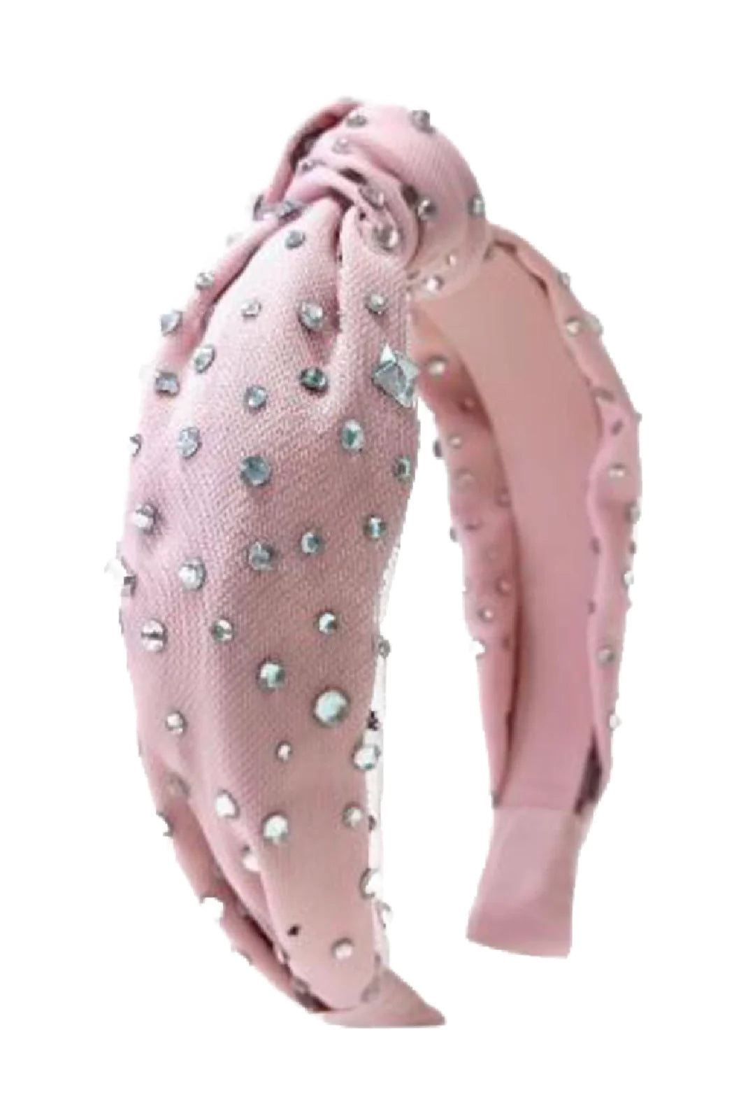 Blush Tulle Jeweled Headband - Doodlebug's Children's Boutique