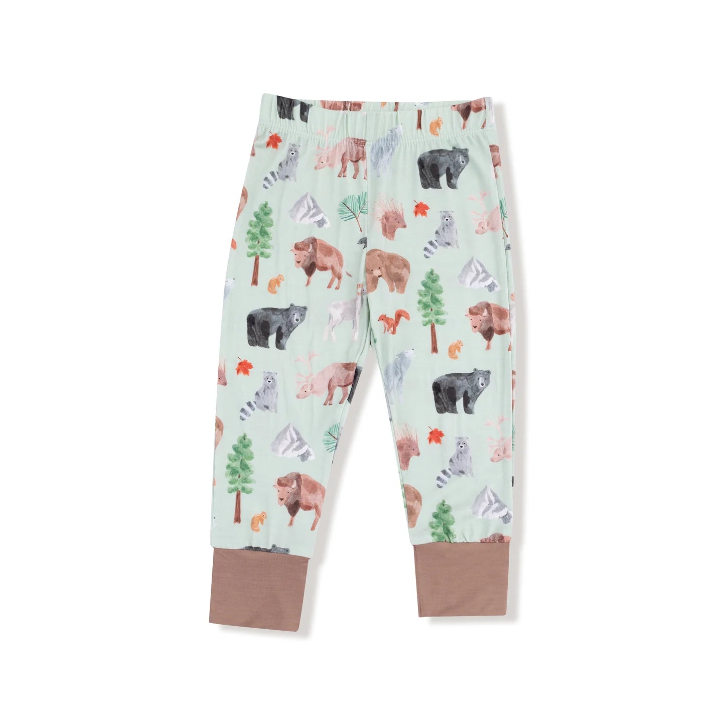 American Woodland Animals Long Sleeve Loungewear Set - Doodlebug's Children's Boutique