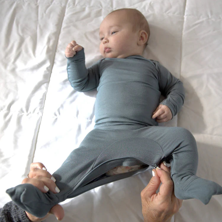 Convertible Pajama in Hush - Doodlebug's Children's Boutique