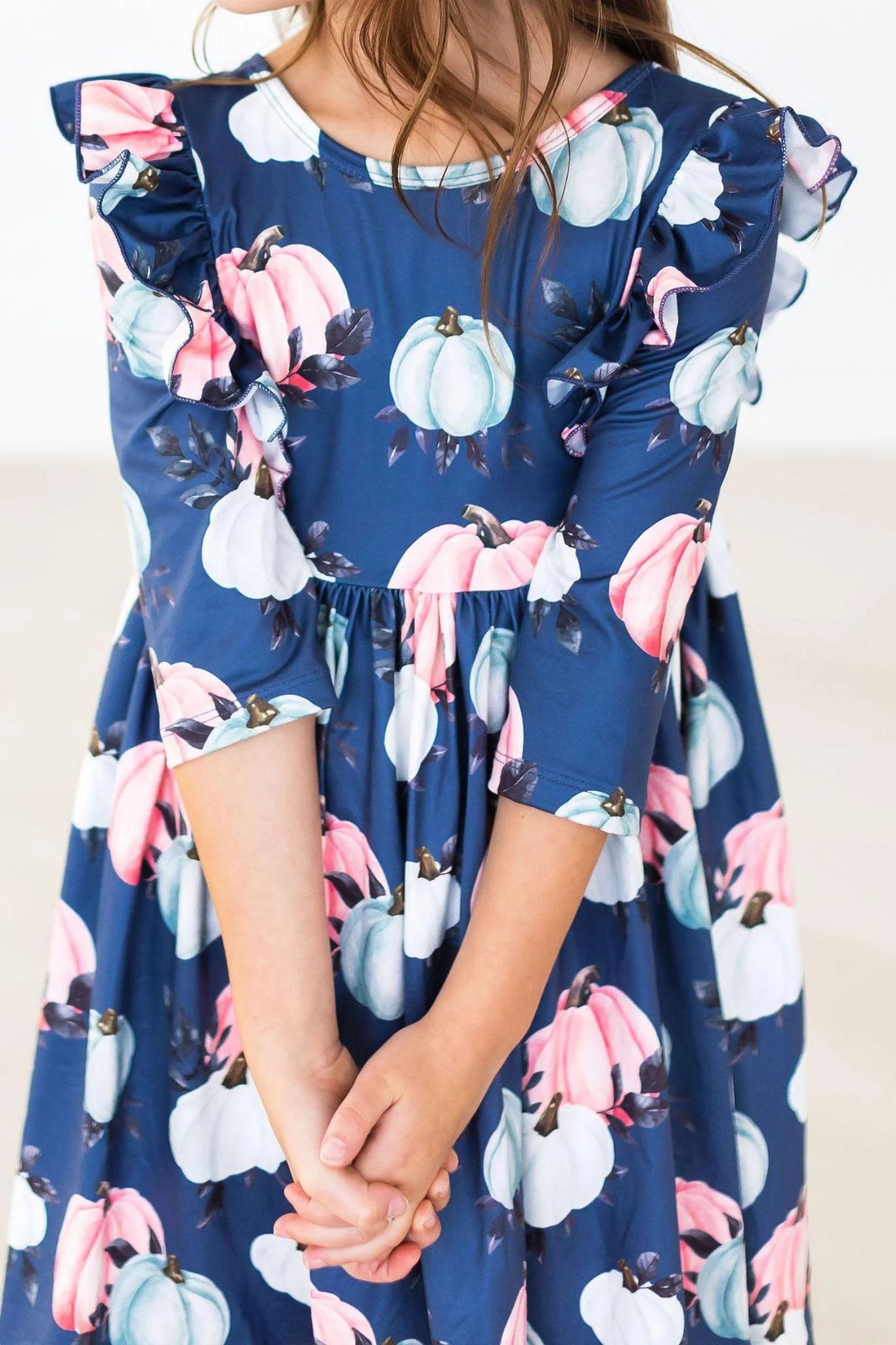 Gourd-geous Ruffle Twirl Dress - Doodlebug's Children's Boutique