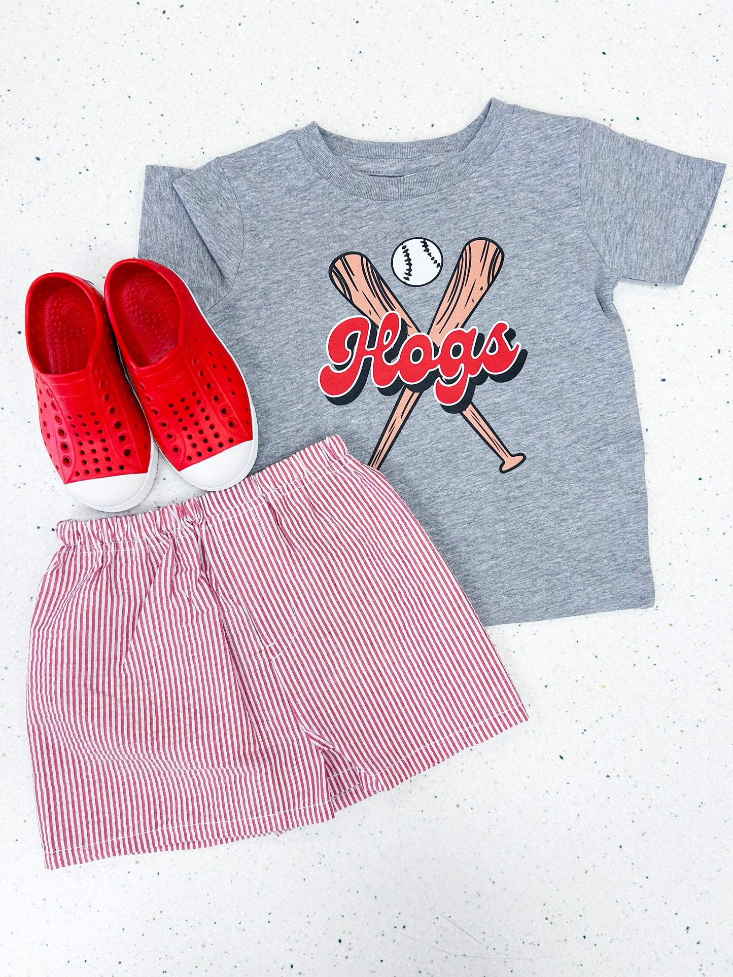 Hogs Baseball Script Shirt - Doodlebug's Children's Boutique
