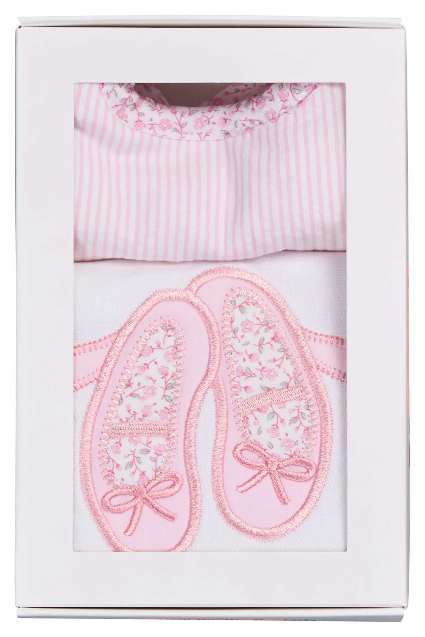 Ballet Bib & Burp Cloth Box Set - Doodlebug's Children's Boutique