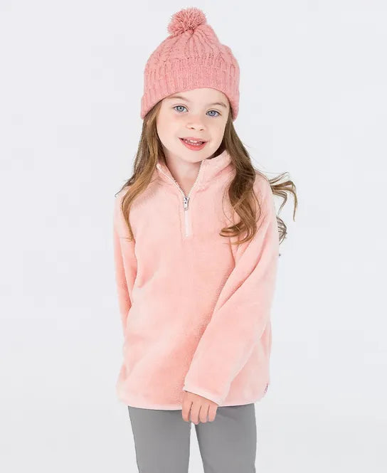 French Rose Fleece Pocket Pullover - Doodlebug's Children's Boutique