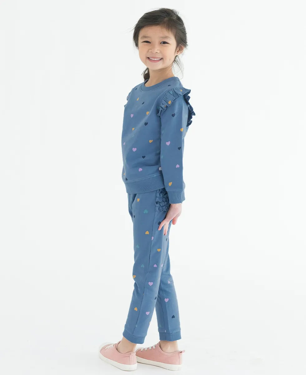 Lots of Love Baby Knit Flutter Jogger Set - Doodlebug's Children's Boutique