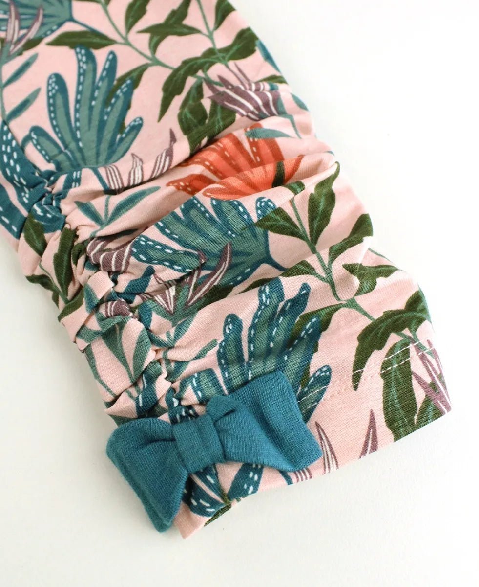 Easy Breezy Baby Ruched Bow Leggings - Doodlebug's Children's Boutique