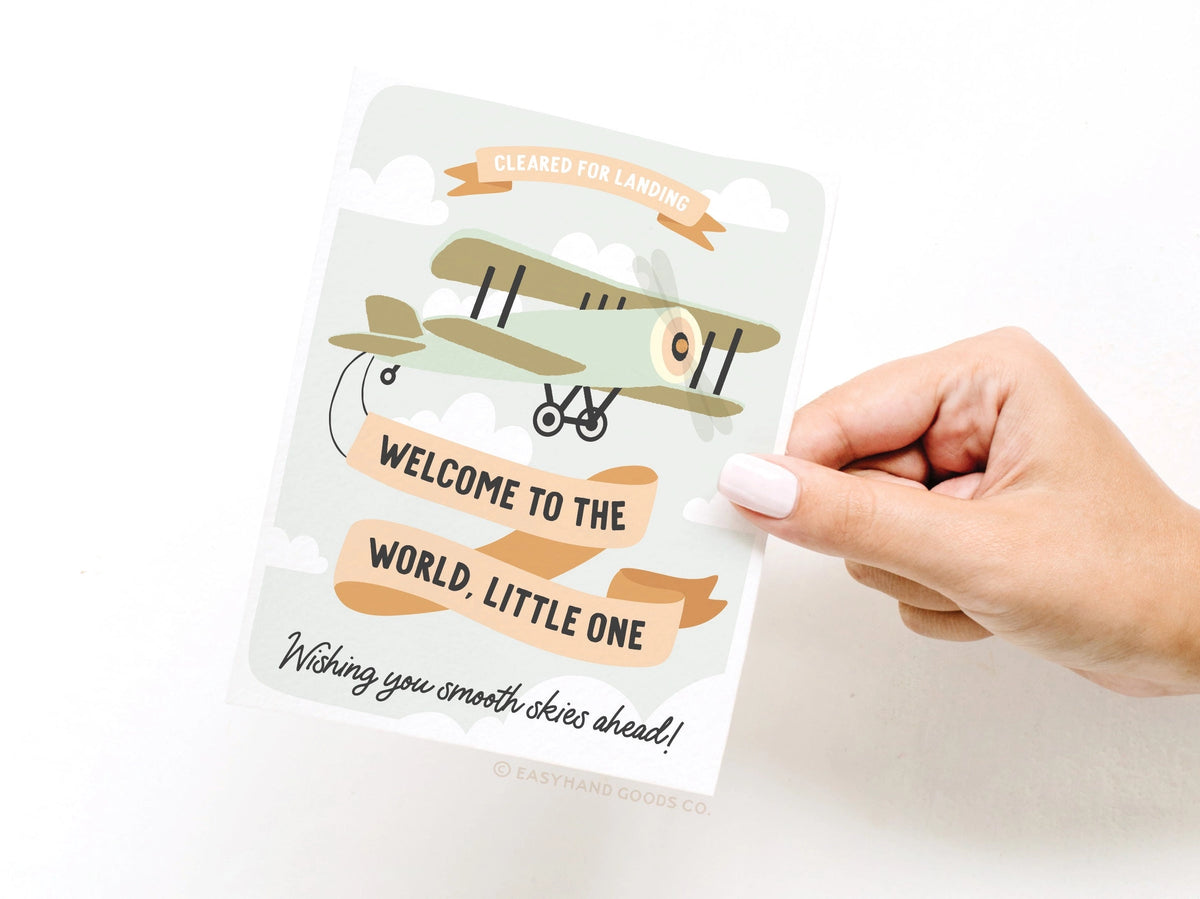 Welcome to the World, Little One Greeting Card - Doodlebug's Children's Boutique