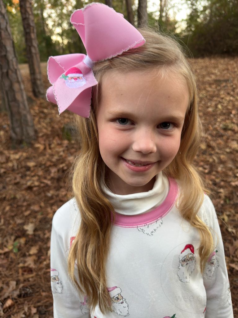 Pink Santa Moonstitch King Bow - Doodlebug's Children's Boutique
