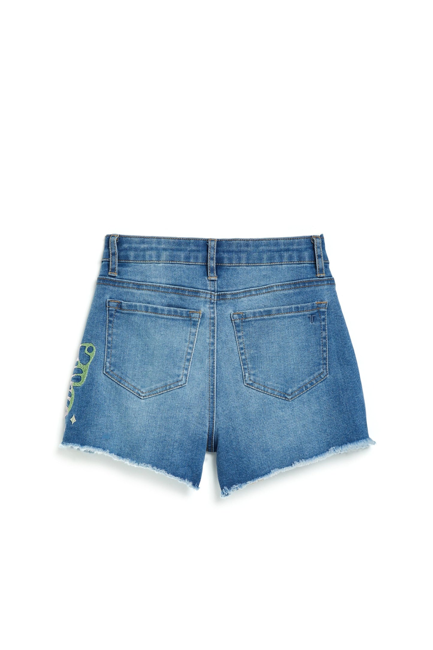 High Rise Butterfly Embroidery Short - Doodlebug's Children's Boutique