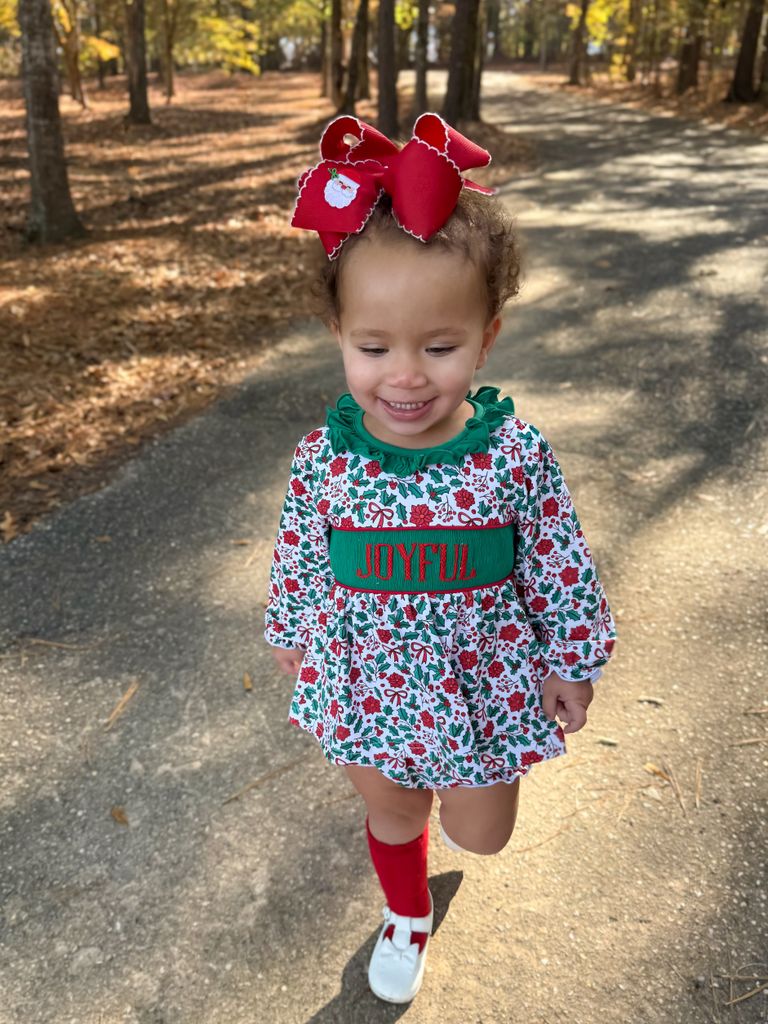 Red Santa Moonstitch King Bow - Doodlebug's Children's Boutique