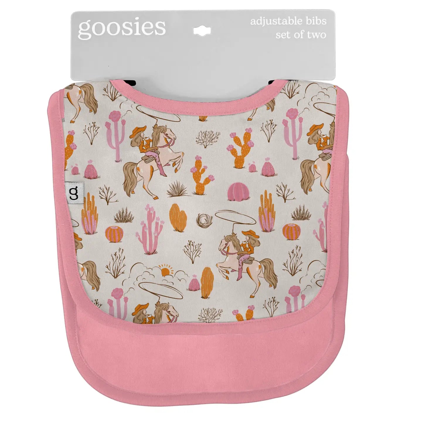 Saddle Up, Cowgirl Bib Set - Doodlebug's Children's Boutique