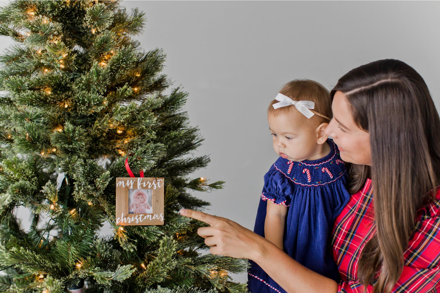 My First Christmas Frame Ornament - Doodlebug's Children's Boutique