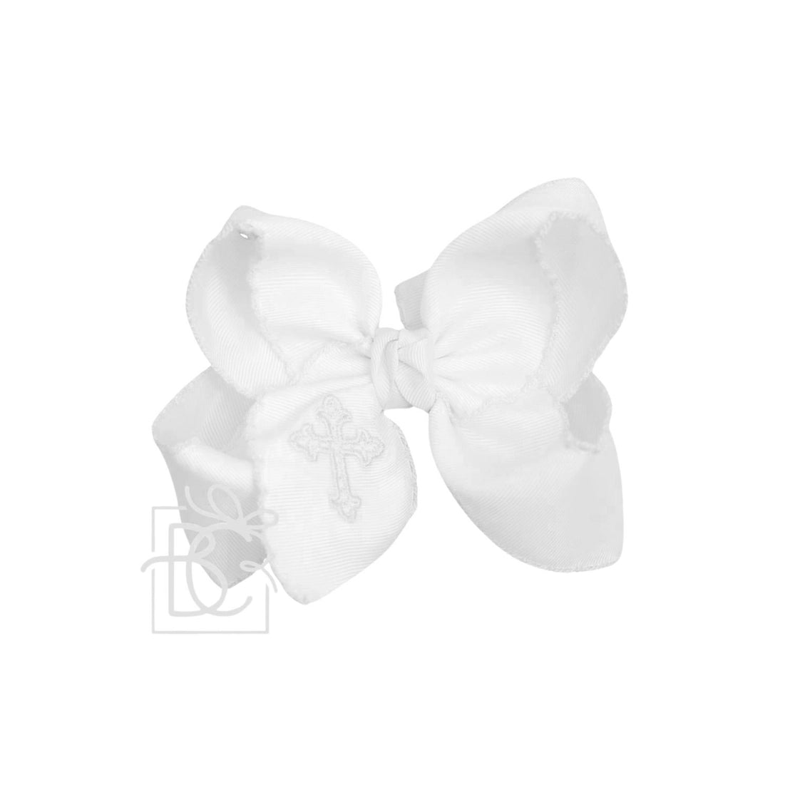 XL Crochet Edge Cross Bow - Doodlebug's Children's Boutique