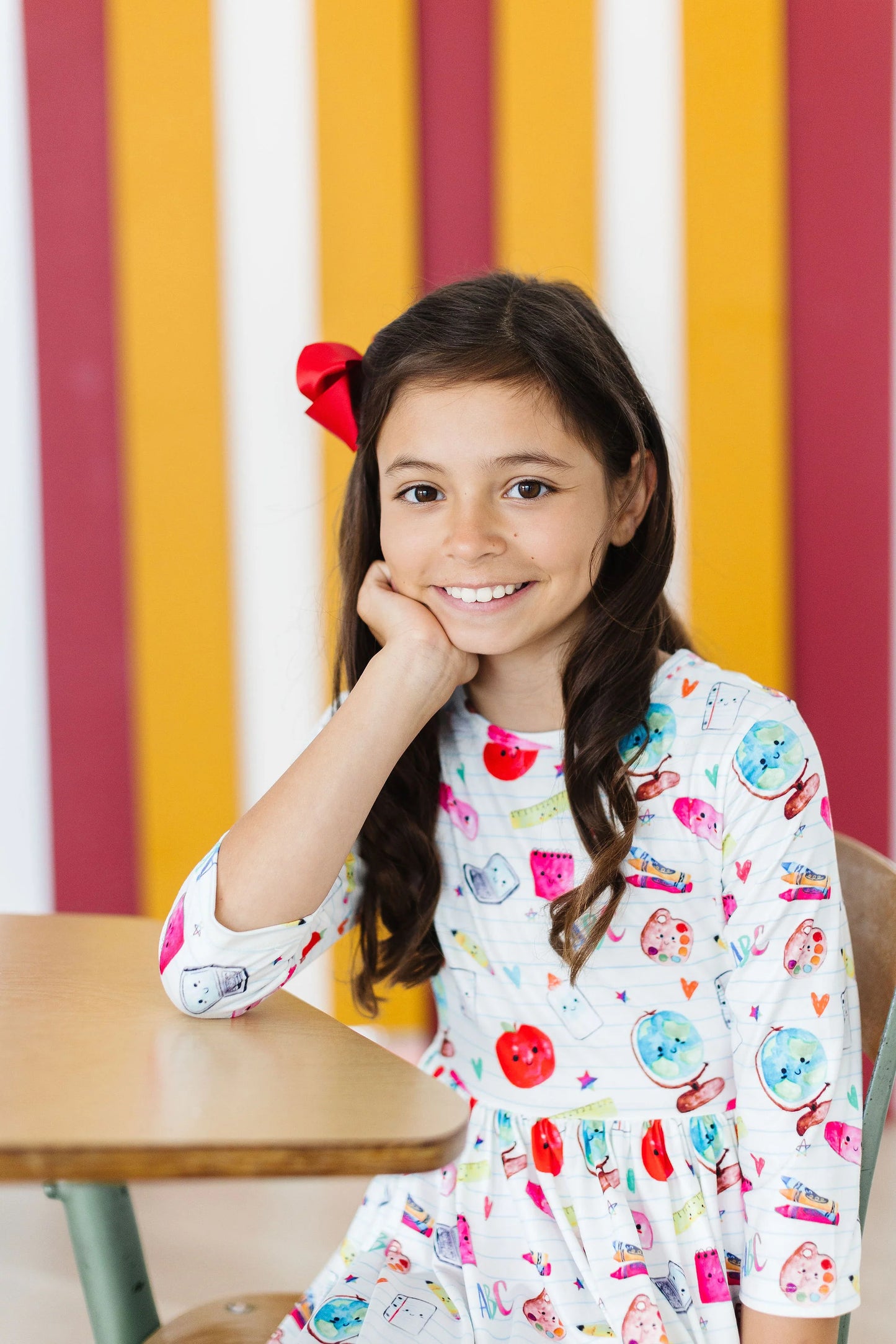 Smarty Pants Pocket Twirl Dress - Doodlebug's Children's Boutique