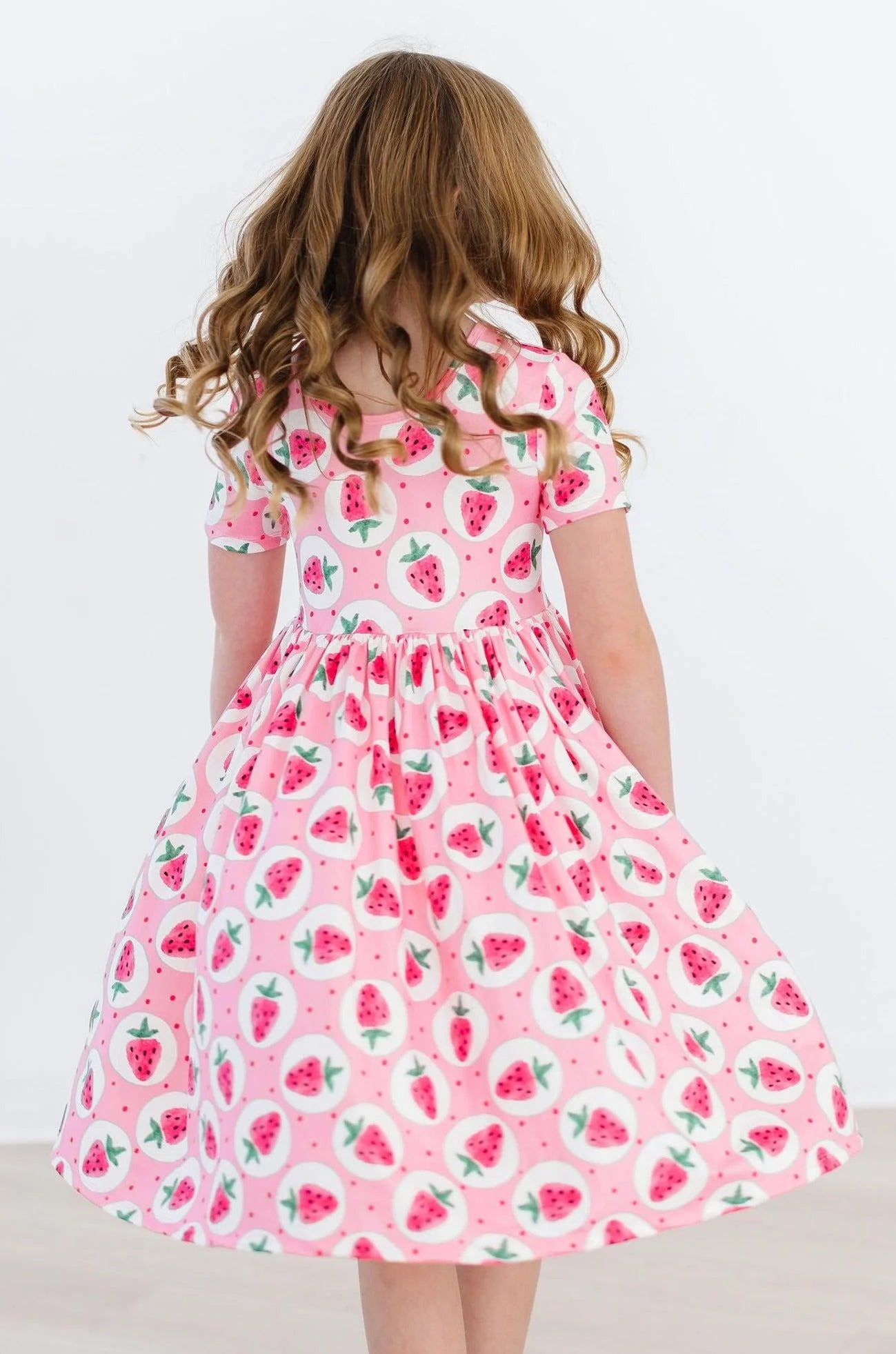 Strawberry Fields Pocket Twirl Dress - Doodlebug's Children's Boutique
