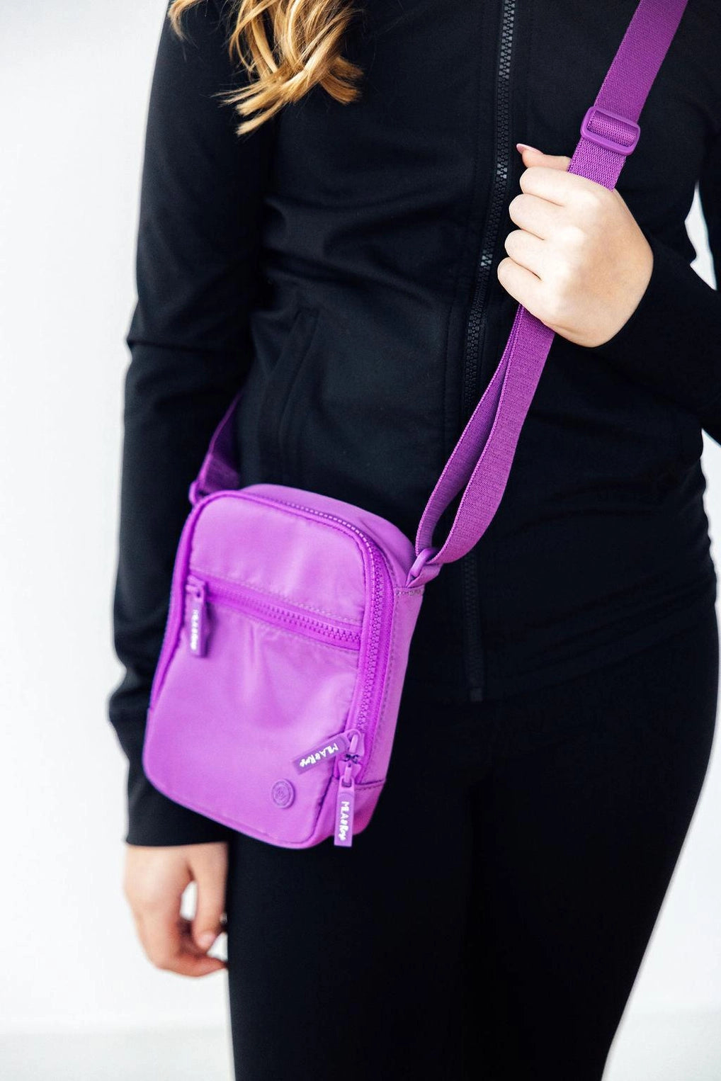 Neon Purple Crossbody Bag - Doodlebug's Children's Boutique
