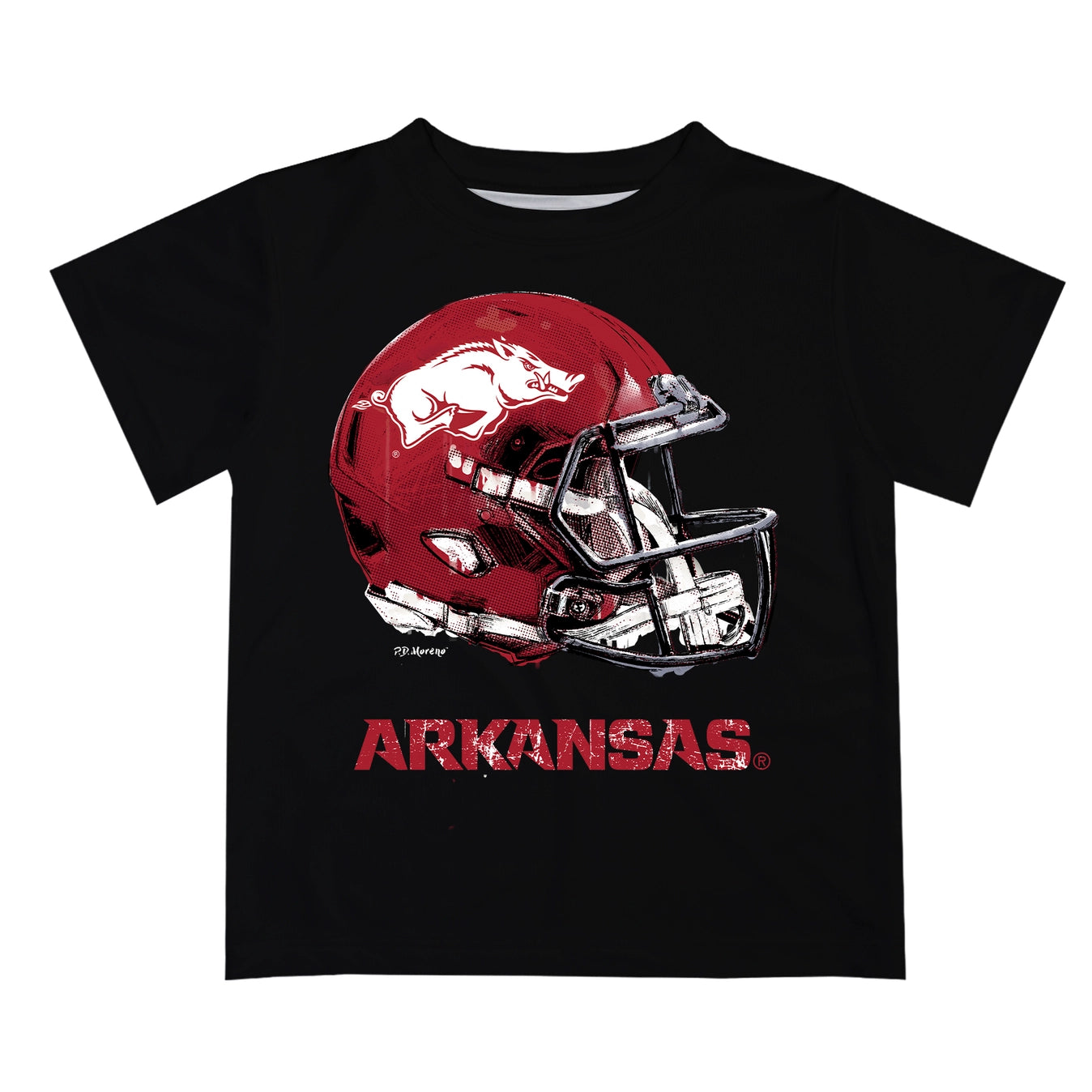 Arkansas Helmet Performance Tee - Doodlebug's Children's Boutique