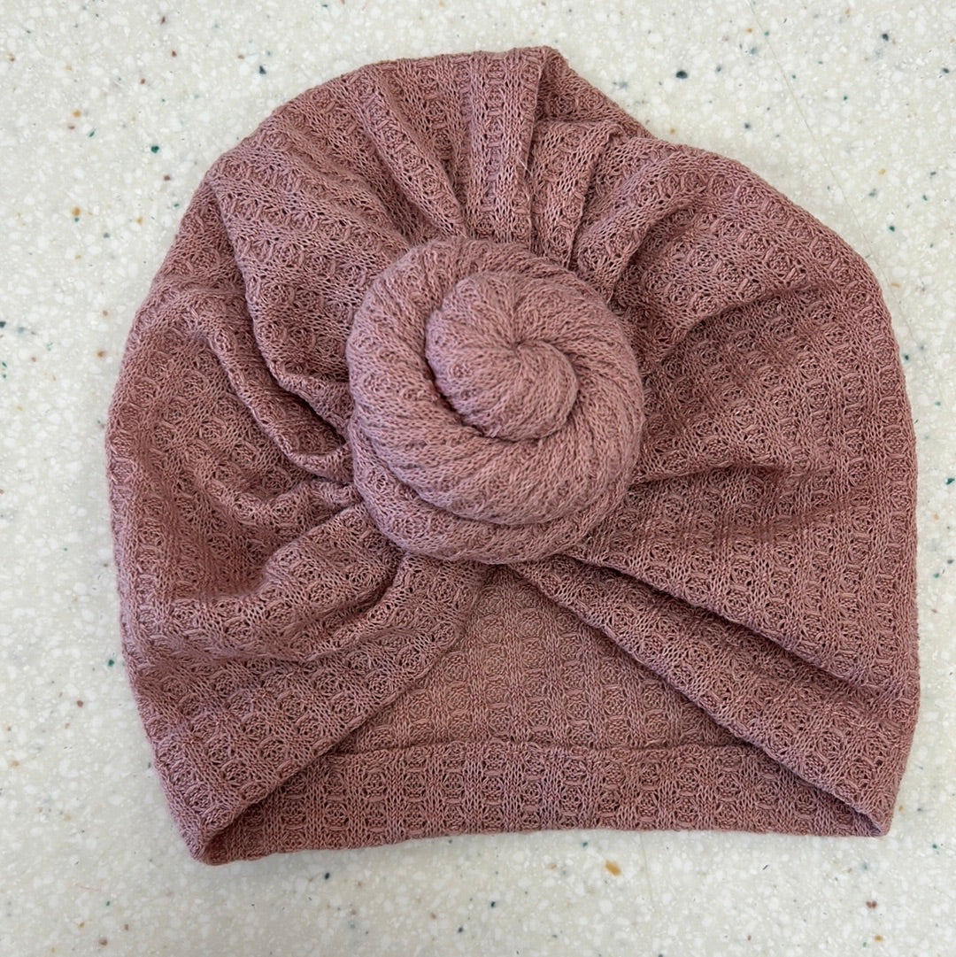 Knotted Turban in Blush - Doodlebug's Children's Boutique
