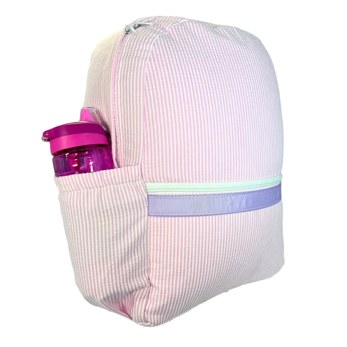 Princess Seersucker Medium Backpack - Doodlebug's Children's Boutique