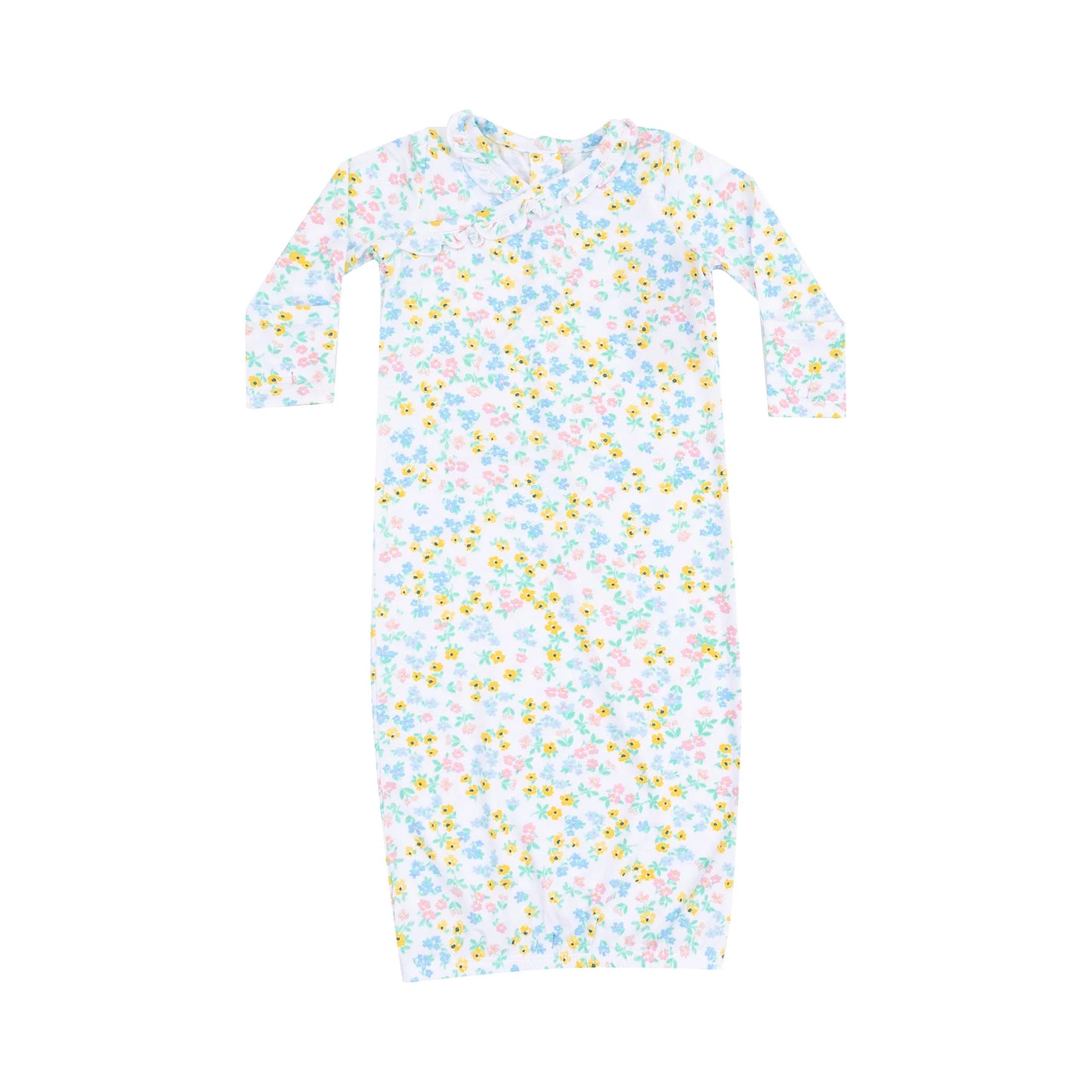 Caroline’s Calico Kimono Gown - Doodlebug's Children's Boutique