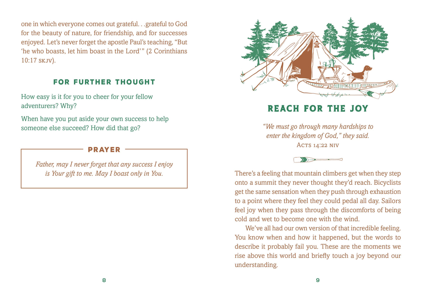 The Outdoor Adventure: 100 Inspiring Readings for Men Book - Doodlebug's Children's Boutique
