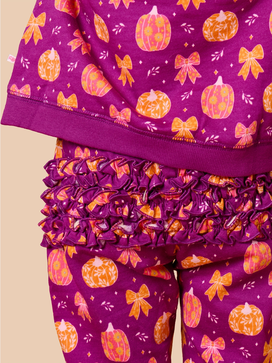 Pumpkins & Bows Flutter Jogger Set