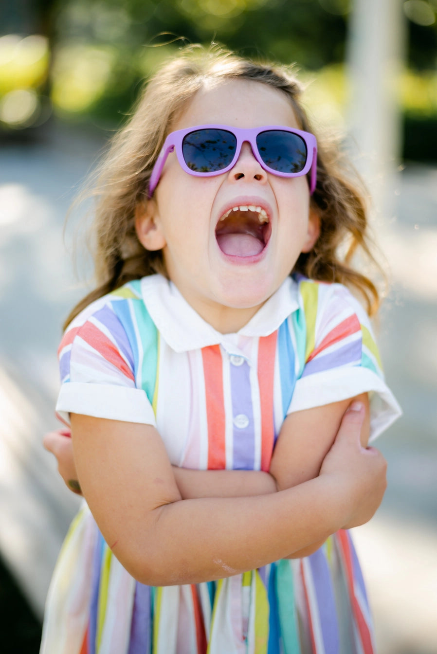 Little Lilac Navigator Sunglasses - Doodlebug's Children's Boutique