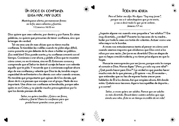 Devocionales De 3 Minutos Para Niñas Libro (Spanish Book) - Doodlebug's Children's Boutique
