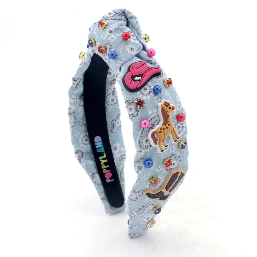 Cowgirl Headband - Doodlebug's Children's Boutique