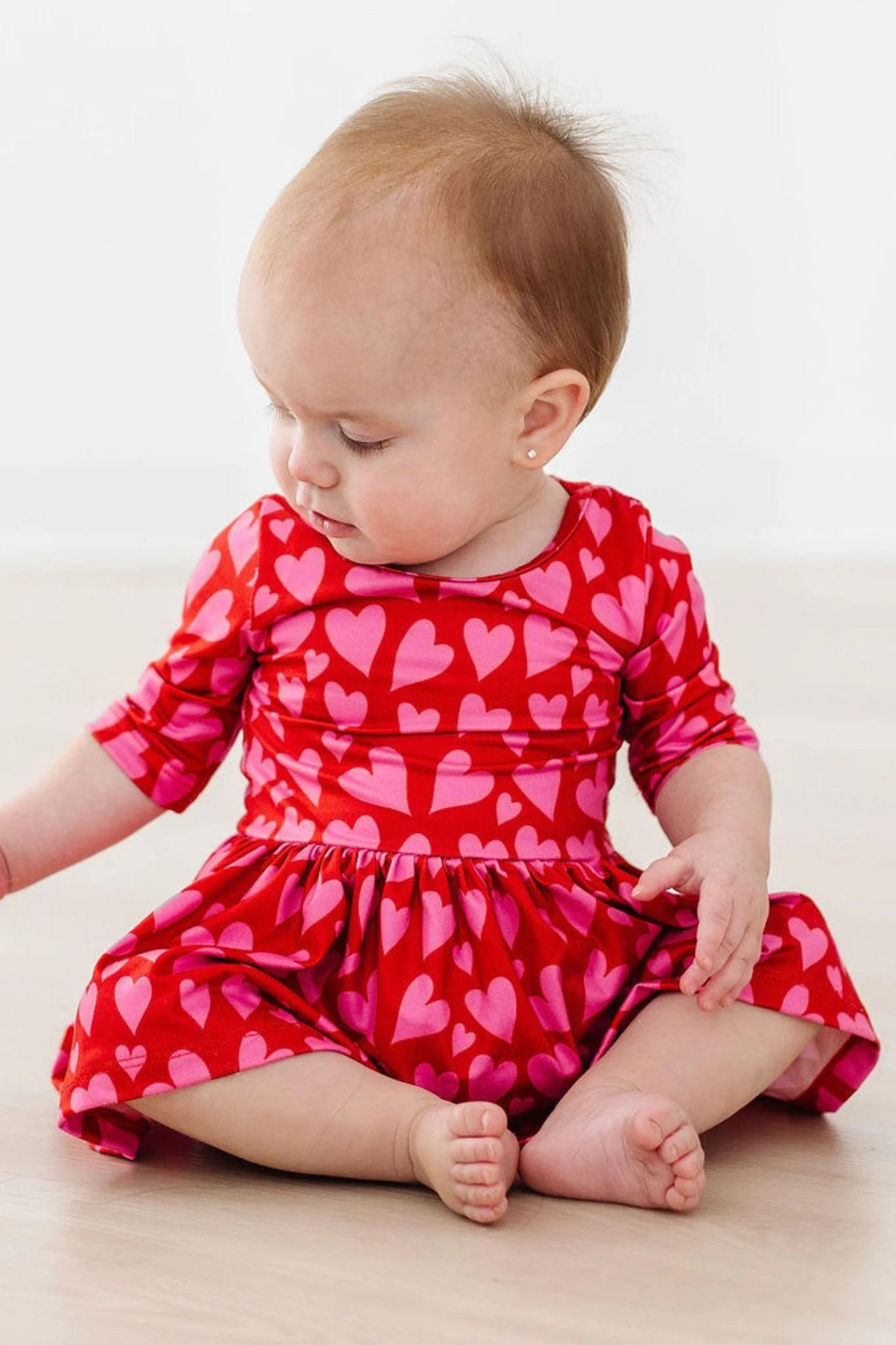 Hearts & Hugs Twirl Bodysuit - Doodlebug's Children's Boutique