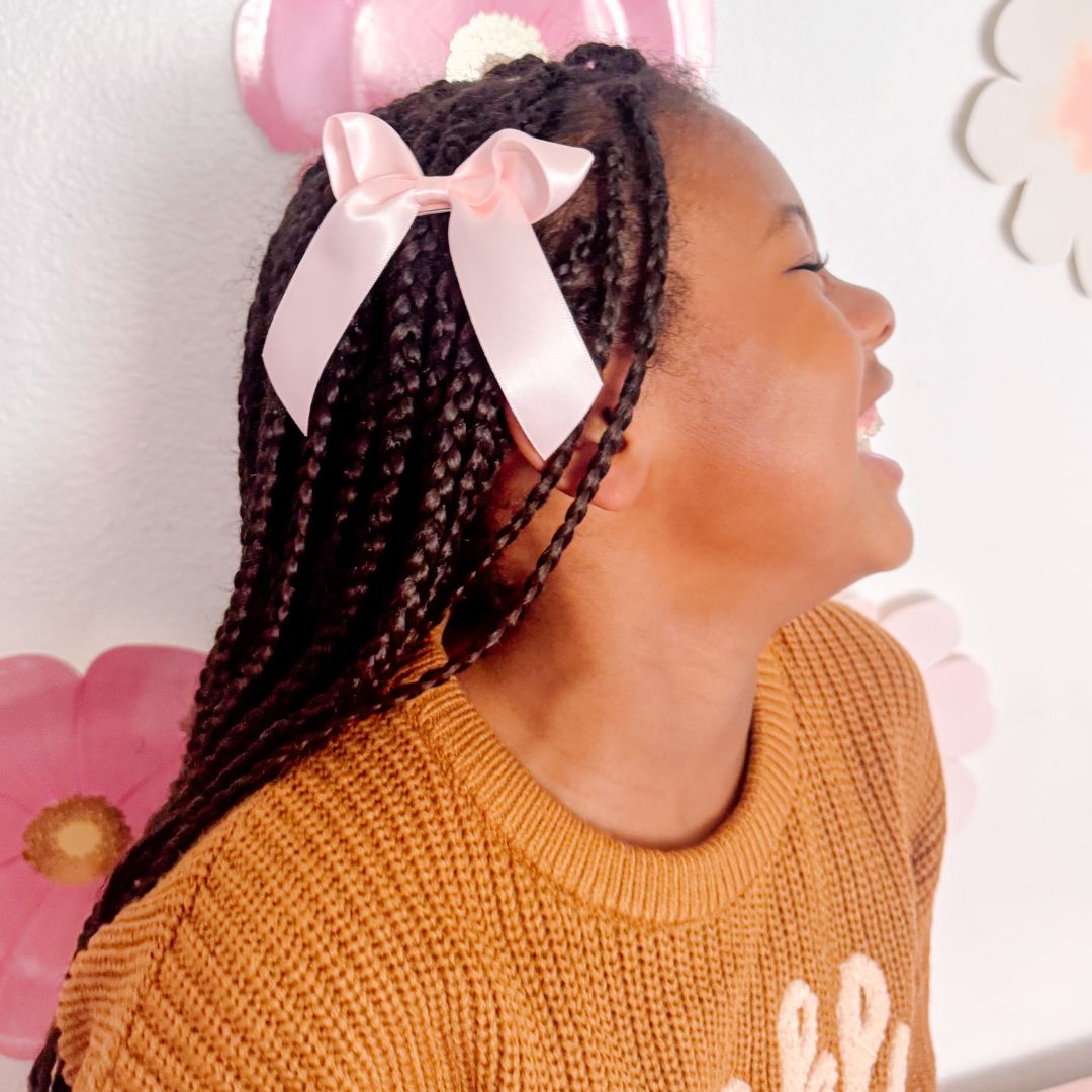 Pink Coquette Bow Clip