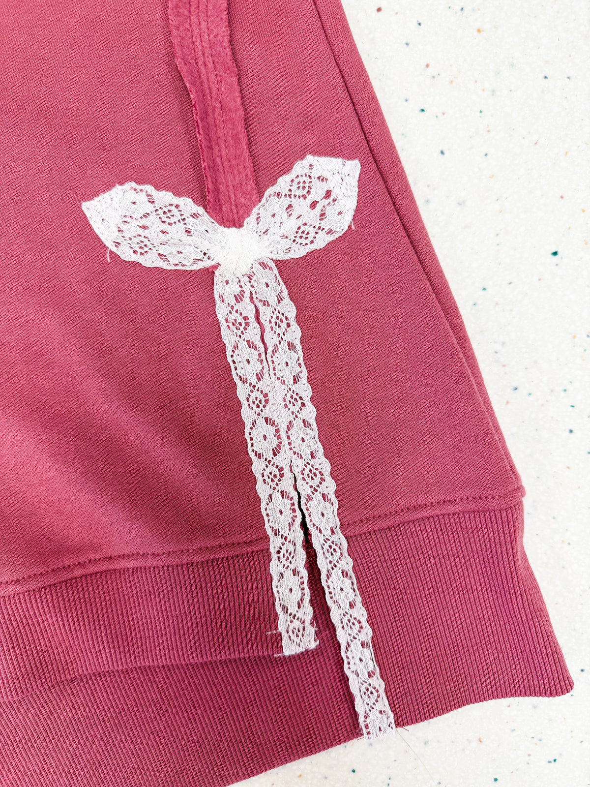 Lace Cutout Sweatshirt