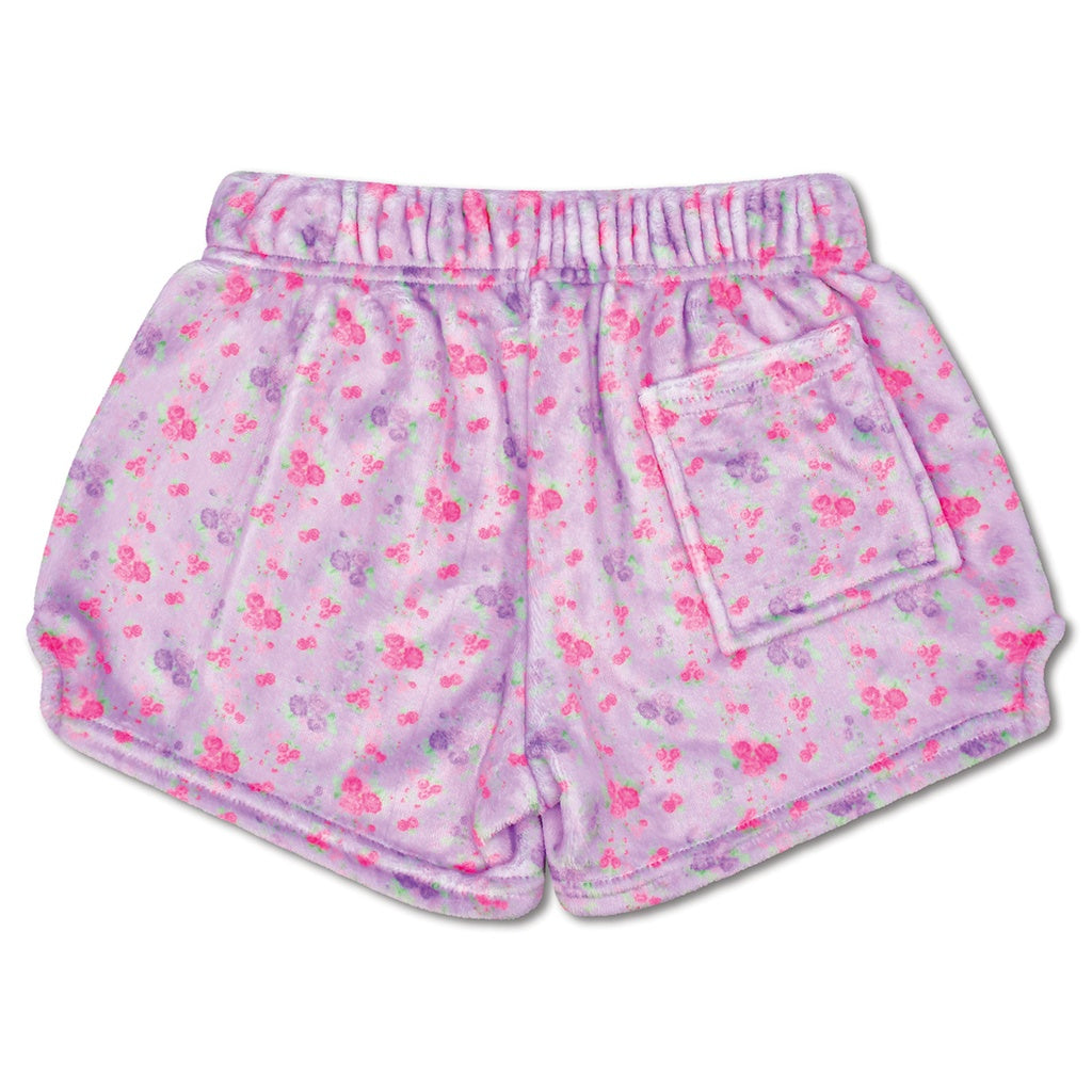 Forever Floral Plush Shorts - Doodlebug's Children's Boutique