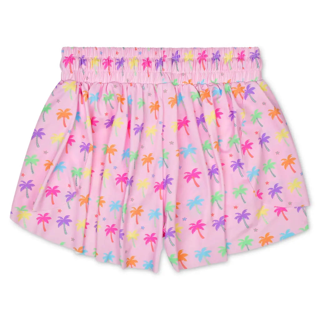 Palm Paradise Butterfly Shorts - Doodlebug's Children's Boutique