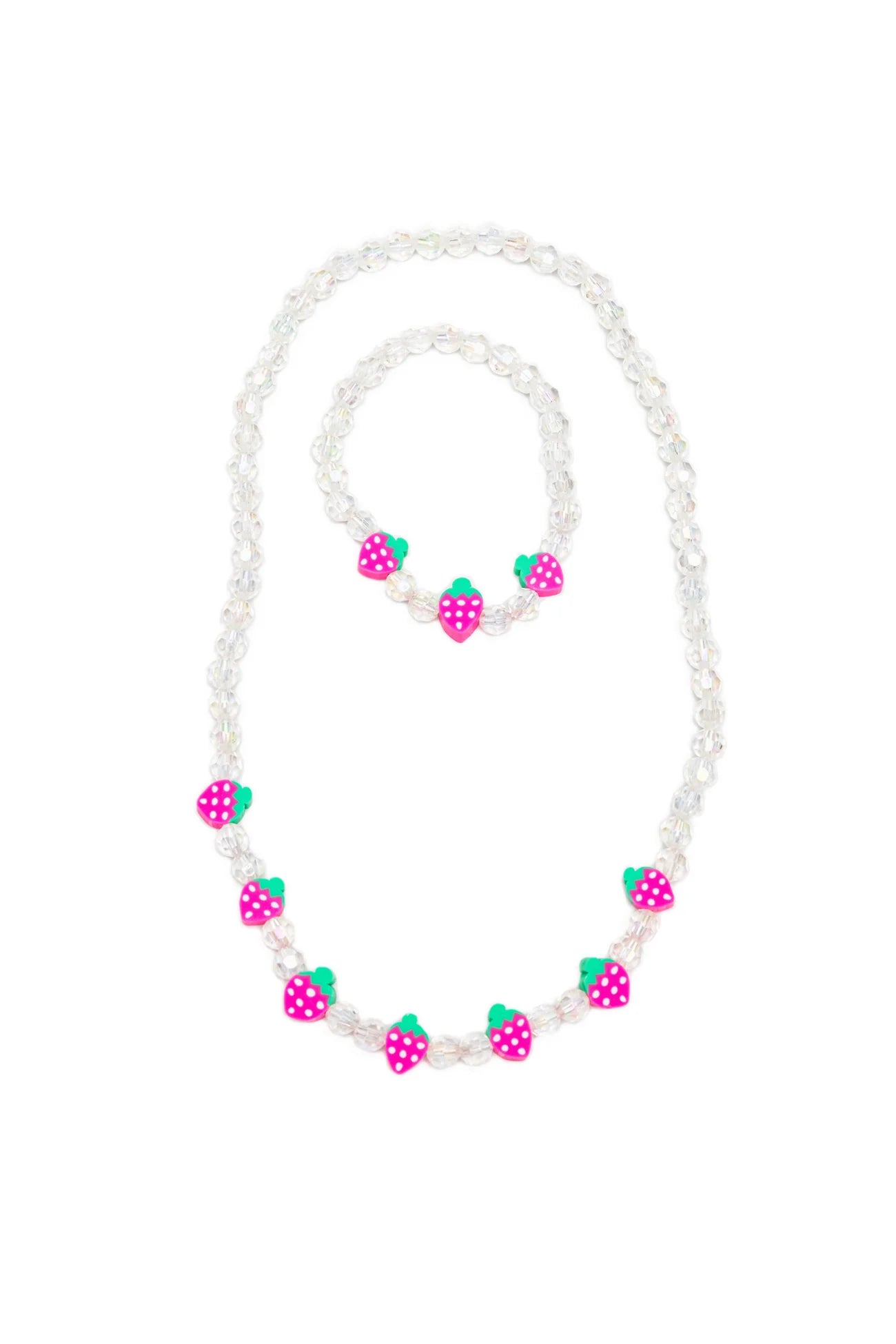 Berry Beautiful Necklace & Bracelet Set - Doodlebug's Children's Boutique