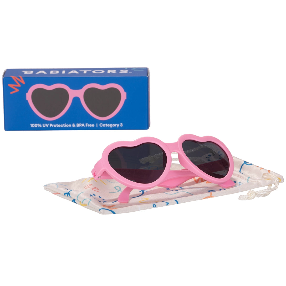 Bubblegum Heart Sunglasses - Doodlebug's Children's Boutique