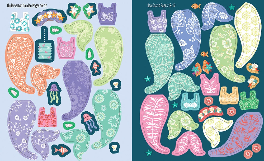 My Sticker Dress-Up Mermaids Book - Doodlebug's Children's Boutique