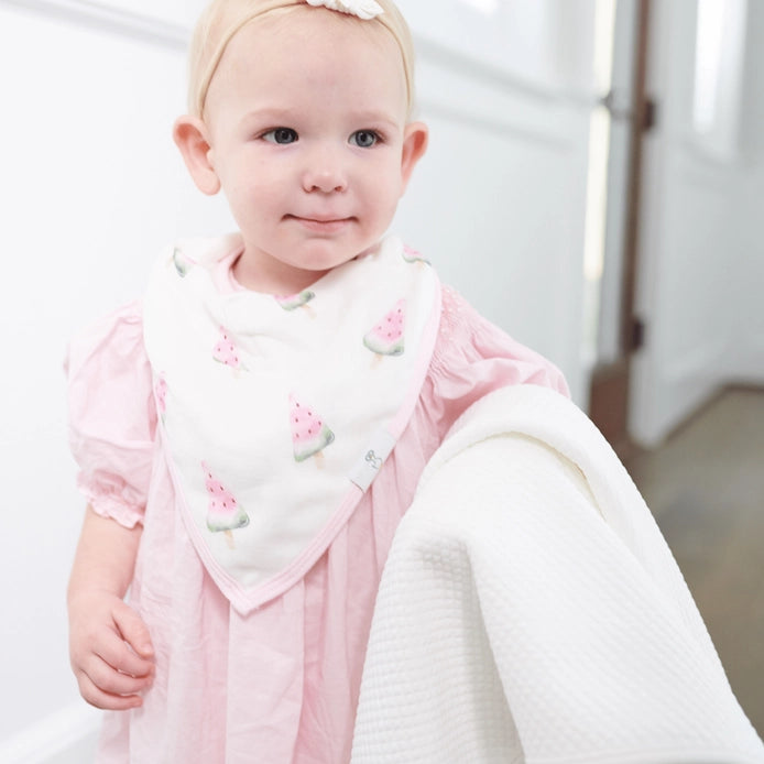 White Knit Blanket - Doodlebug's Children's Boutique