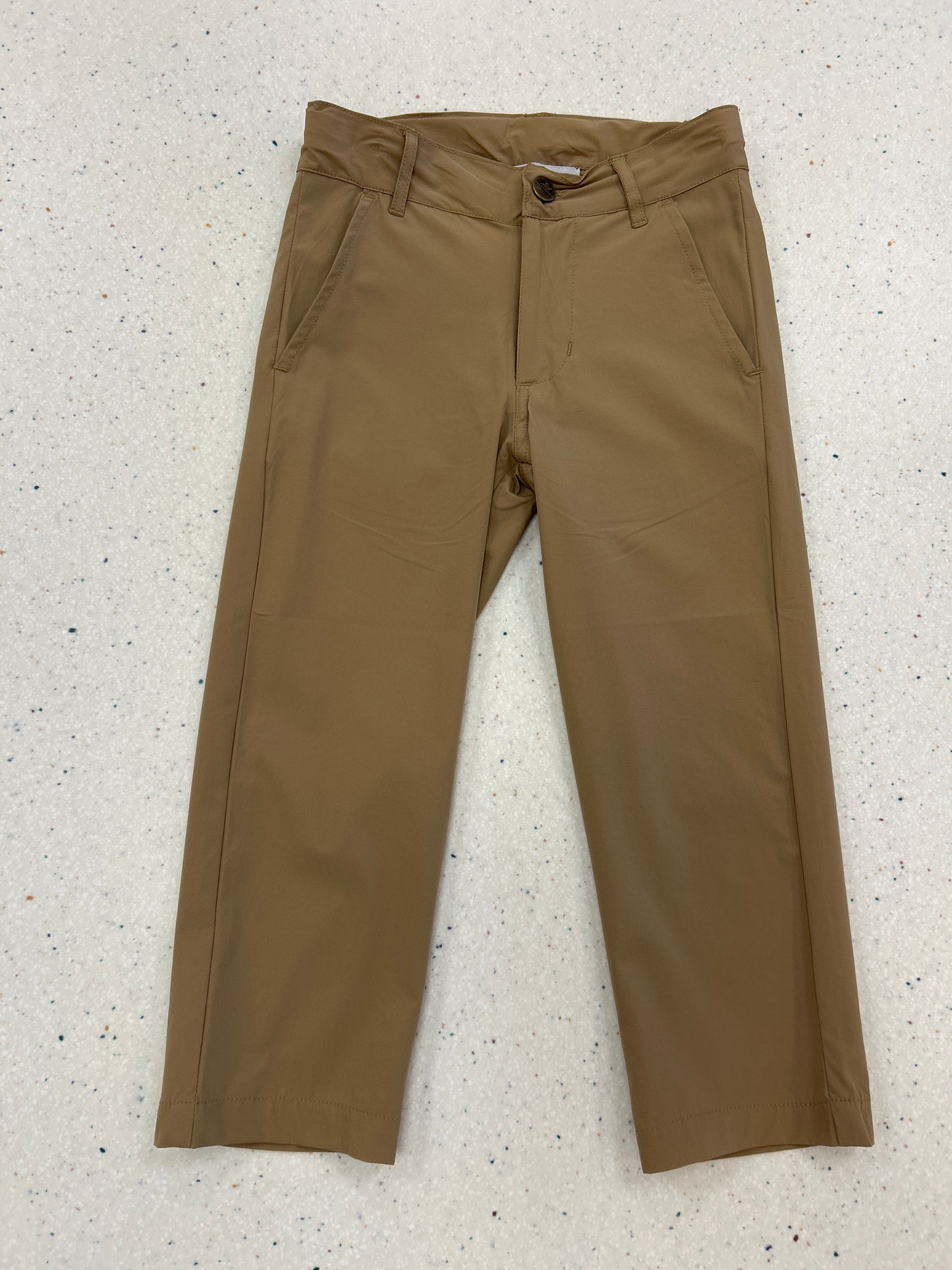Khaki Performance Pants - Doodlebug's Children's Boutique