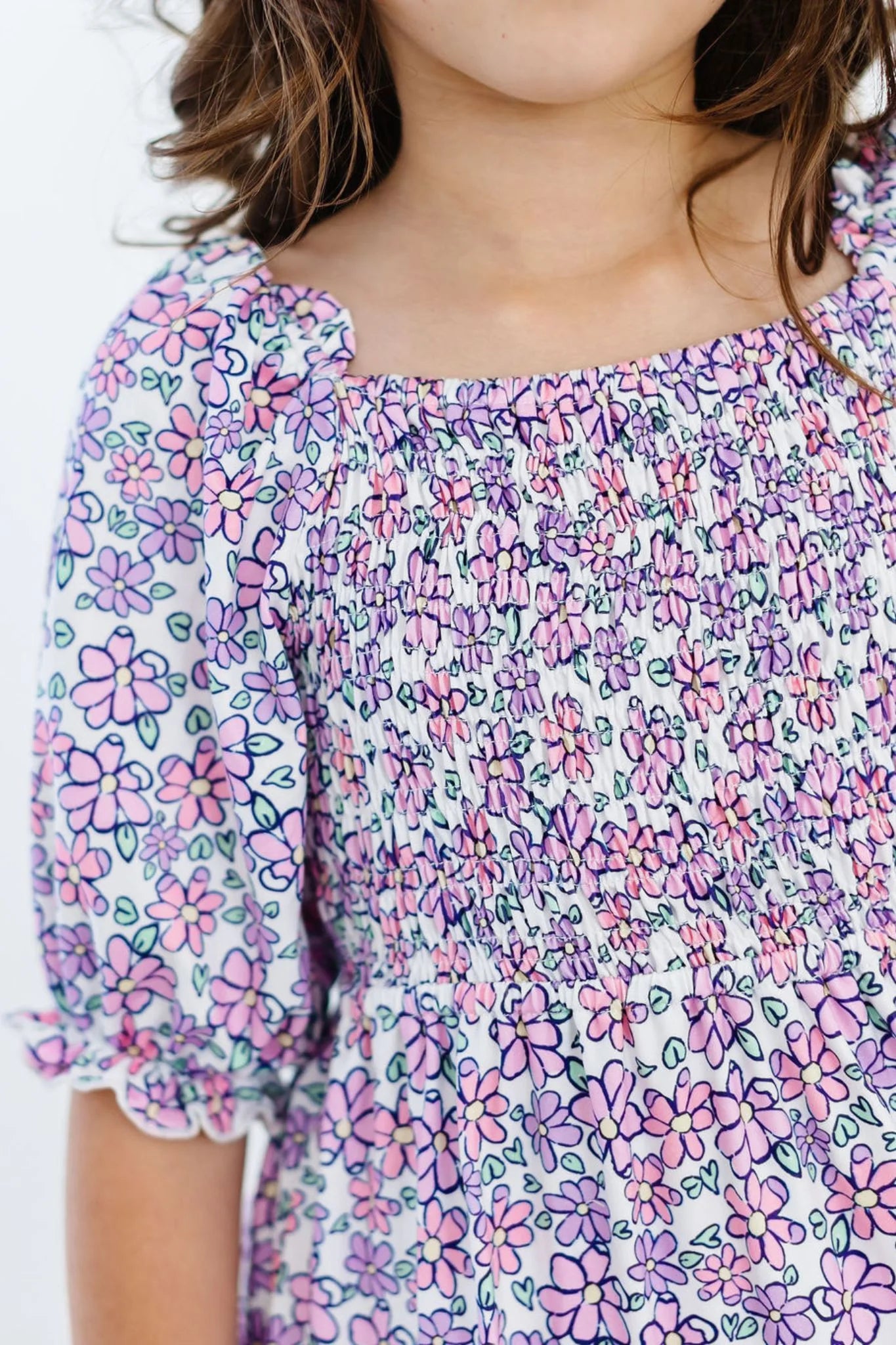 Lovely Lavender Smocked Ruffle Dress - Doodlebug's Children's Boutique