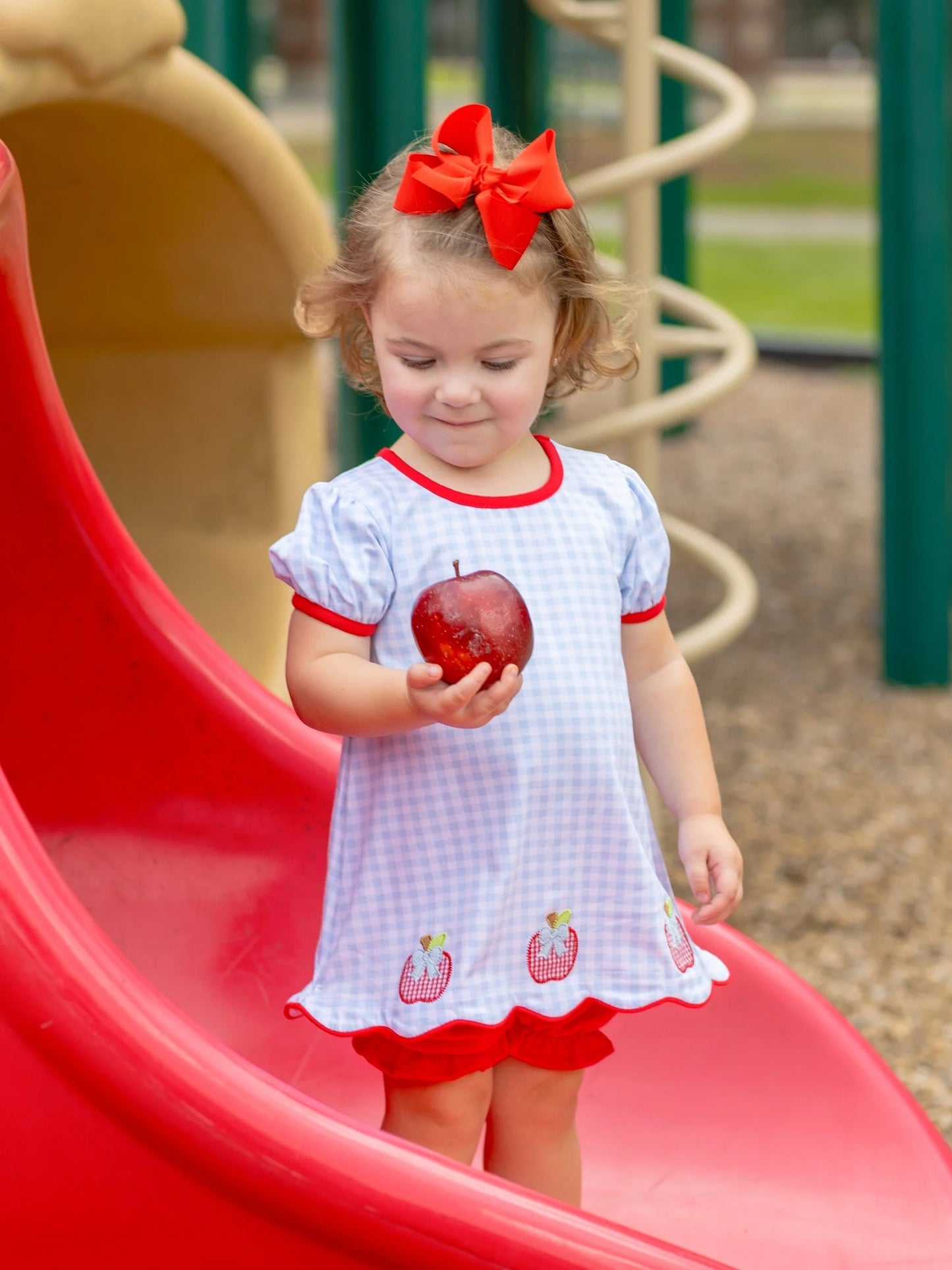 Apple Trio Bloomer Set - Doodlebug's Children's Boutique