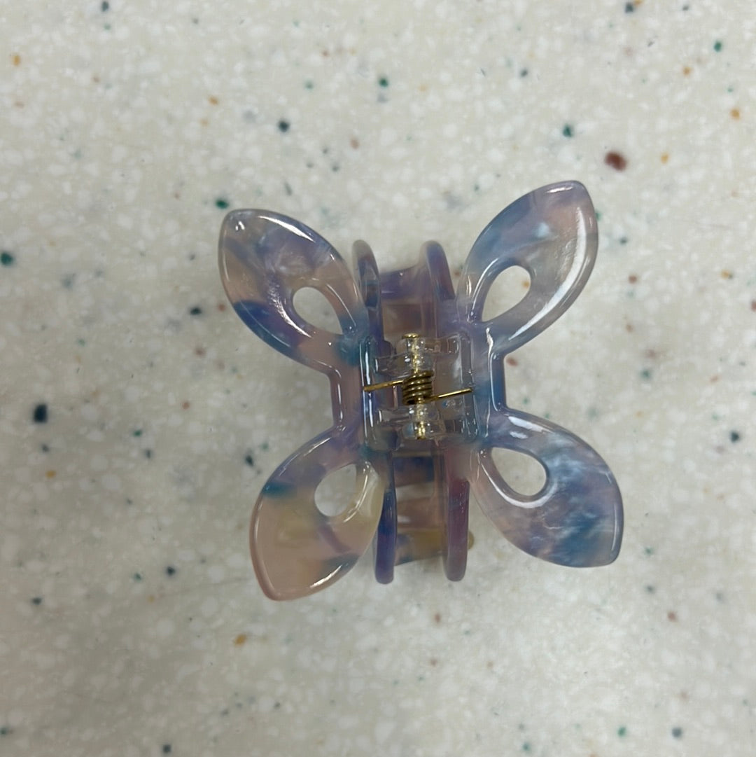 Blue Butterfly Claw Clip - Doodlebug's Children's Boutique